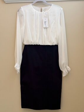 Ted Baker exaggerated sleeve dress